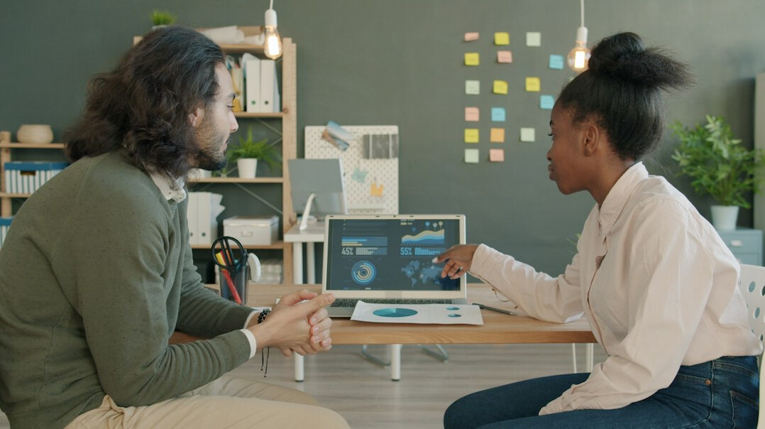 business team analyzing data